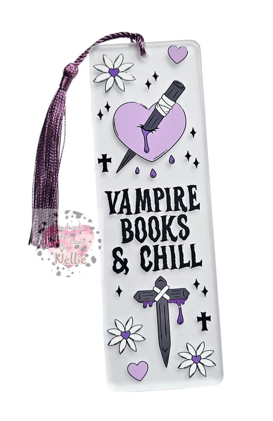 Vampire Books & Chill Bookmark
