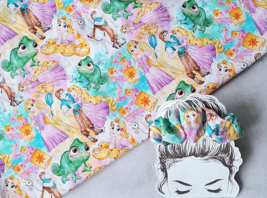 Tangled Handmade Scrunchie