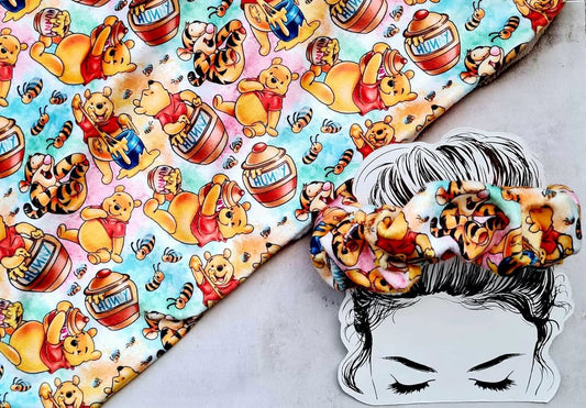Winnie/Tigger Handmade Scrunchie