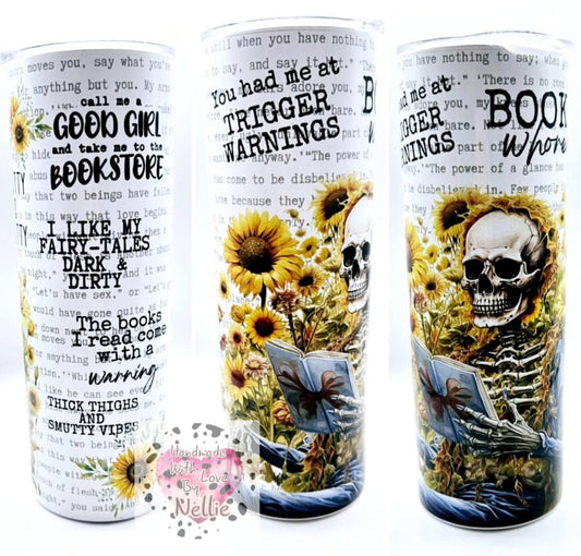 Smutty Skeleton Stainless Steel Tumbler