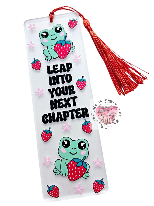 Leap Into Your Next Chapter Bookmark