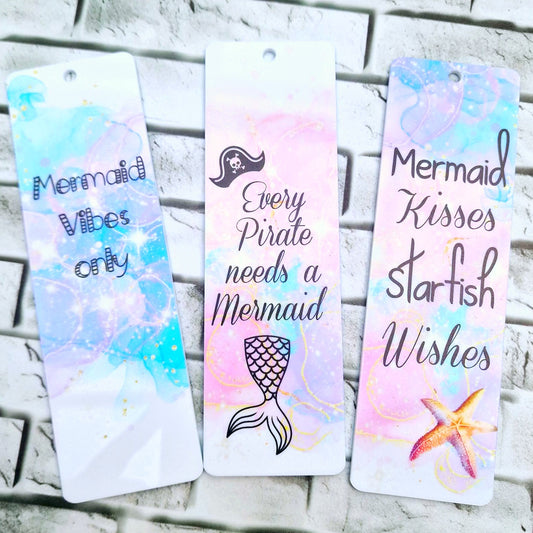 Mermaid Themed Bookmarks