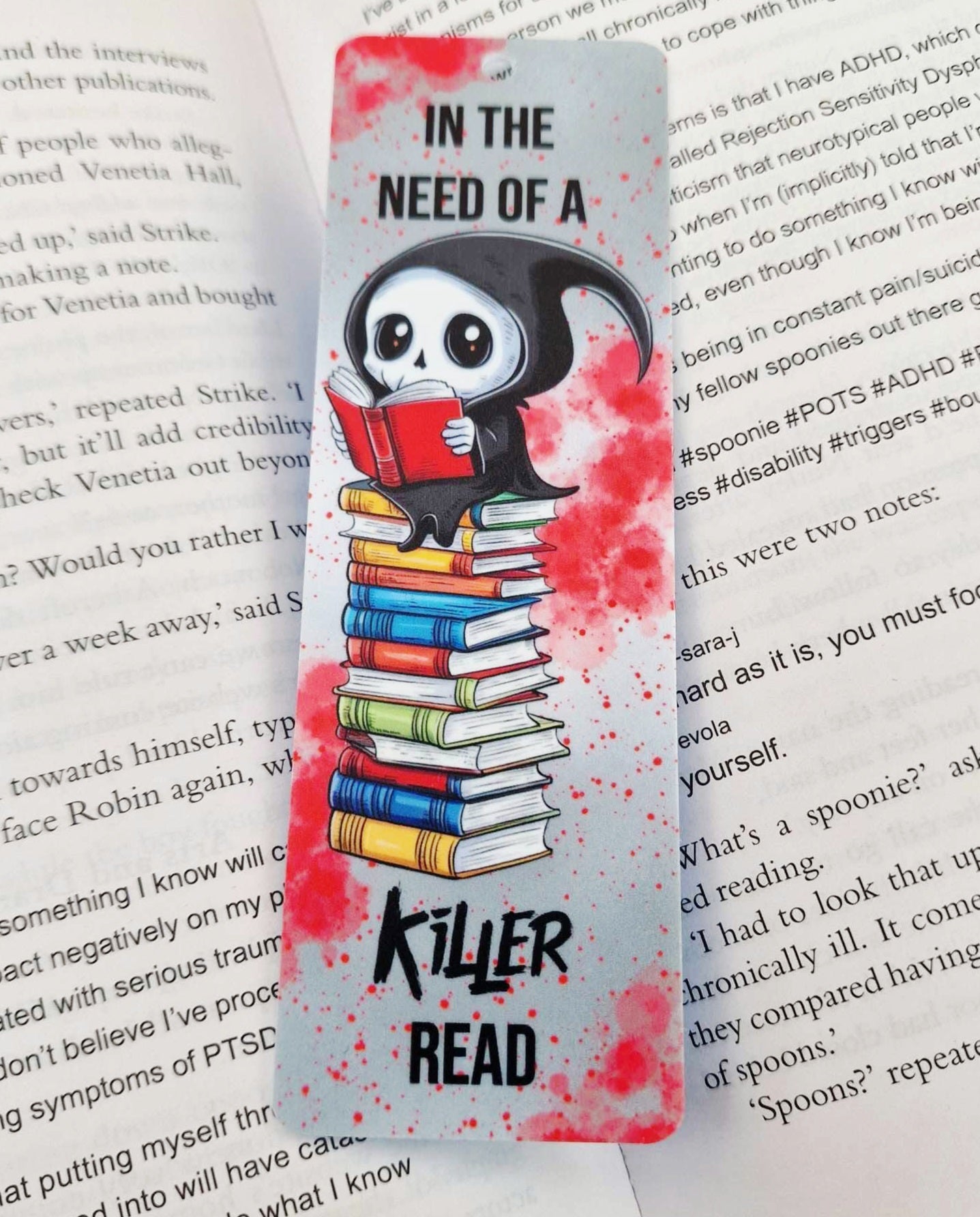 Thriller UV-Printed Bookmarks