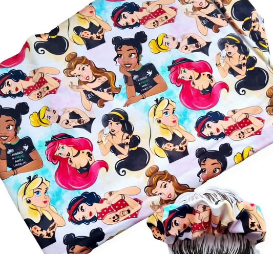 Princesses (Tattooed) Handmade Scrunchie