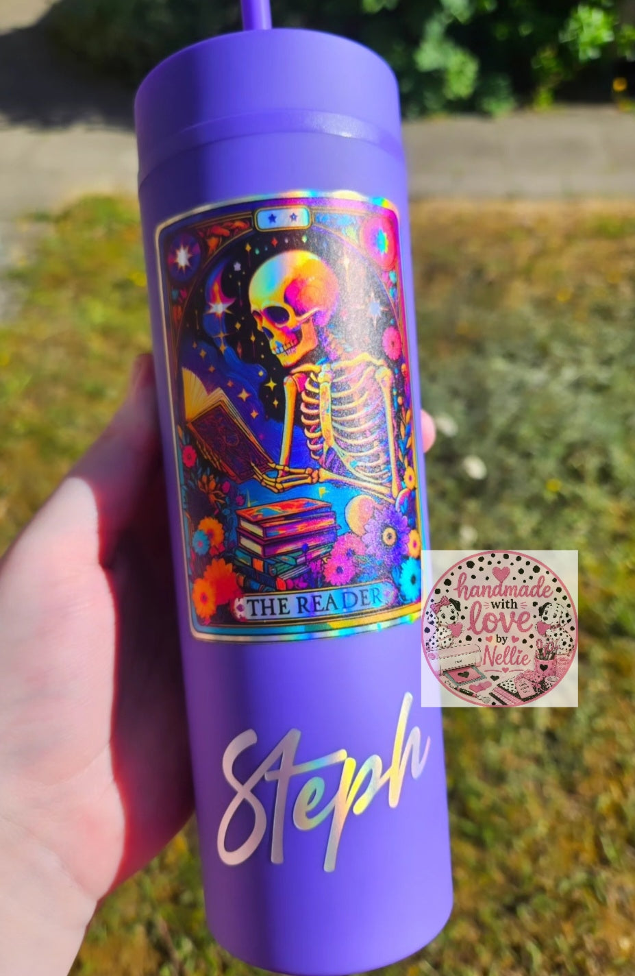 The Reader Tarot Card Tumbler/Cold Cup