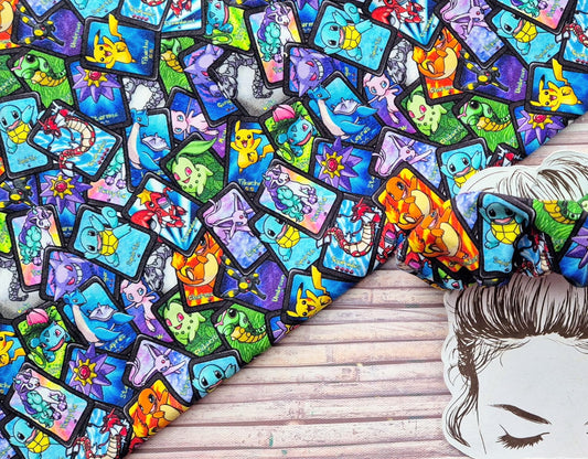 Pokemon Cards Handmade Scrunchie