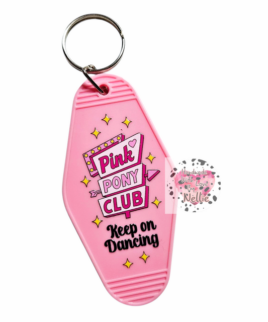 Pink Pony Club Keyring