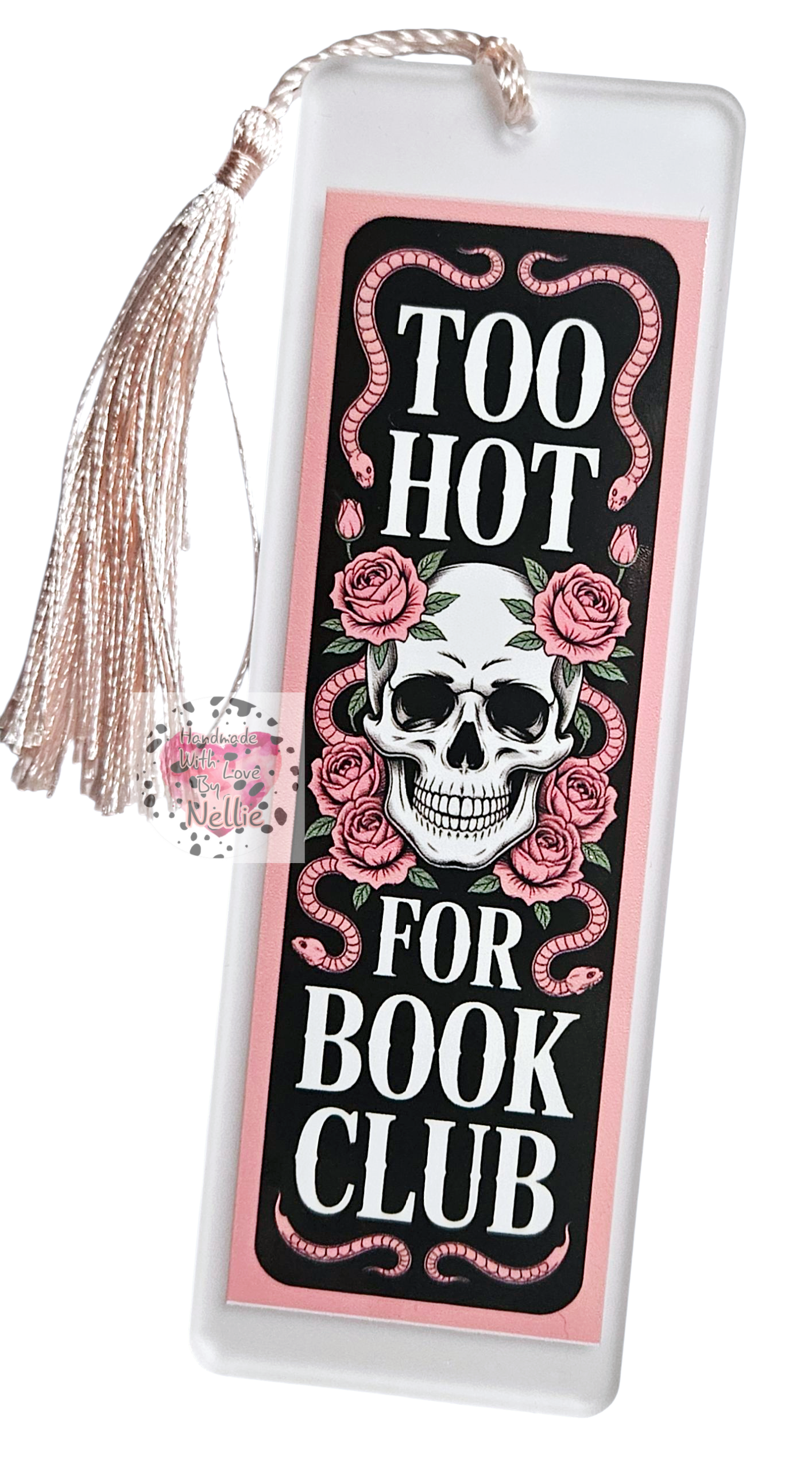 Dark Romance Skull Bookmarks