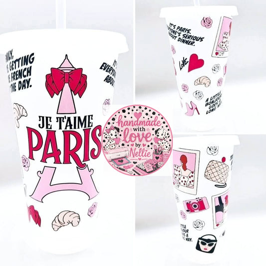 Emily Je T'aime Paris Inspired Cold Cup