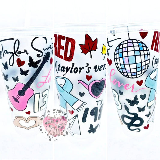 Taylor Swift Albums Inspired 24oz Cold Cup