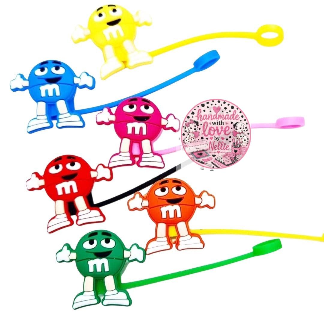 M&Ms Straw Toppers