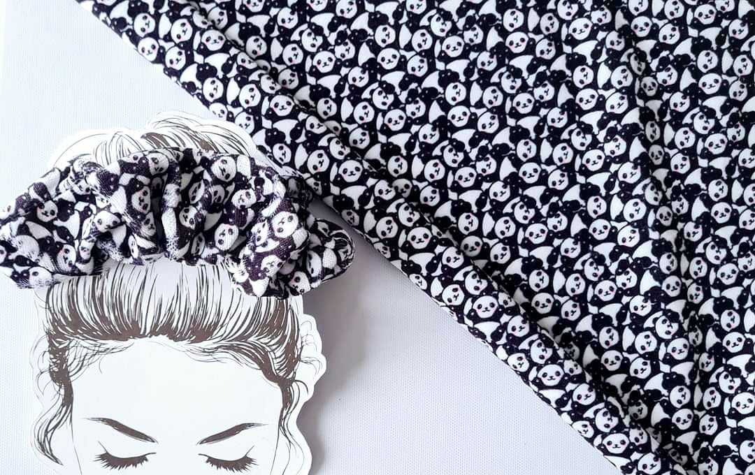 Pandas Handmade Scrunchie