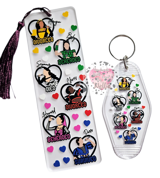 Six Queens Bookmark/Keyring