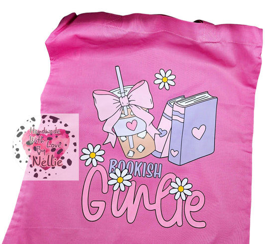 Bookish Girlie Tote Bag