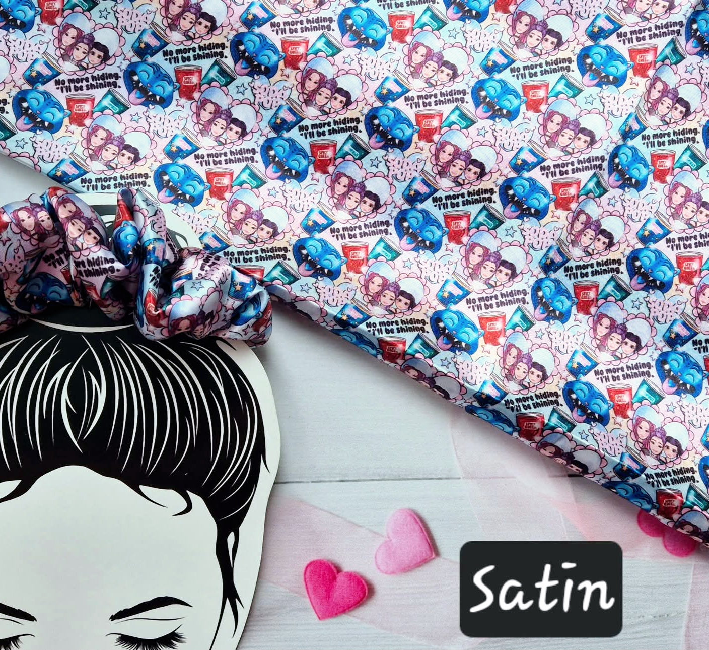 K Pop Demon Hunters #2 Handmade Scrunchie